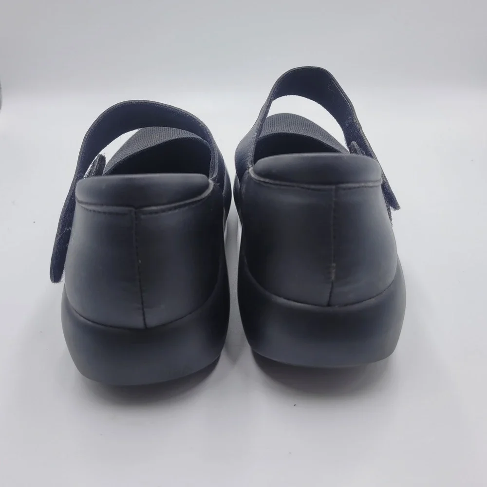 Alegria Black Mary Jane Knit Walking Comfort‎ Shoes Size 37 US 7-7.5 Casual Boho